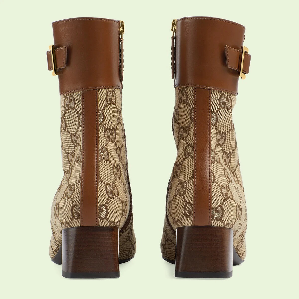 Women's GG canvas ankle boot