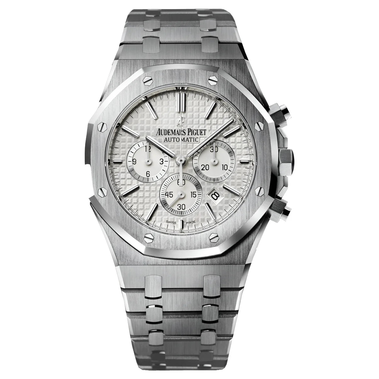 Silver Royal OAK Chronograph | White