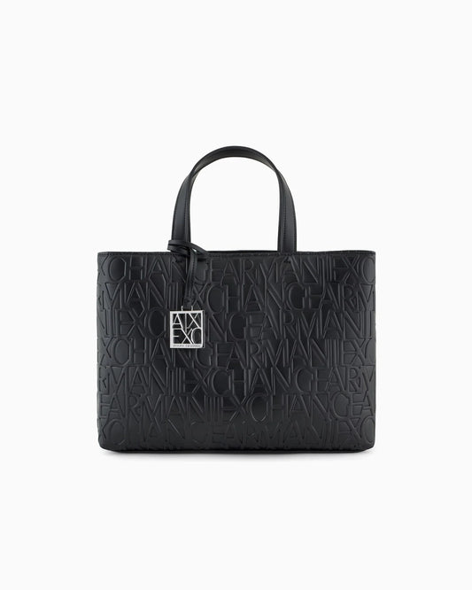 MEDIUM SHOPPER WITH HANDLES AND SHOULDER STRAP