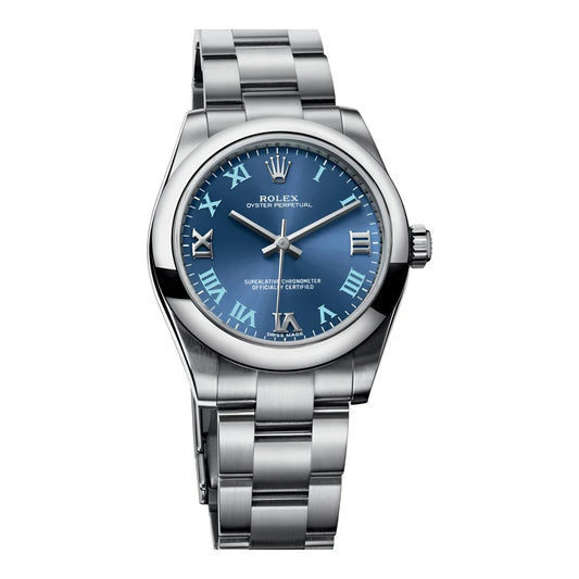 Silver Rolex Oyster | White