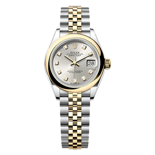 Silver And Gold Rolex Lady-Datejust