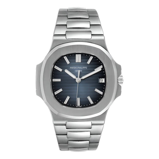 Silver Patek Philippe Nautilus | Bleu