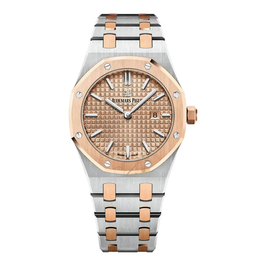 Silver And Pink Audemars Piguet Royal OAK Two Tone | Pink