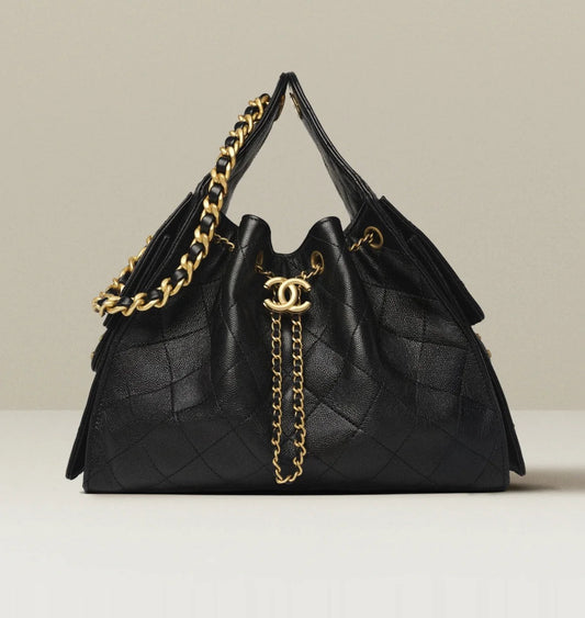 CHANEL Tweed Quilted Small Chanel 25