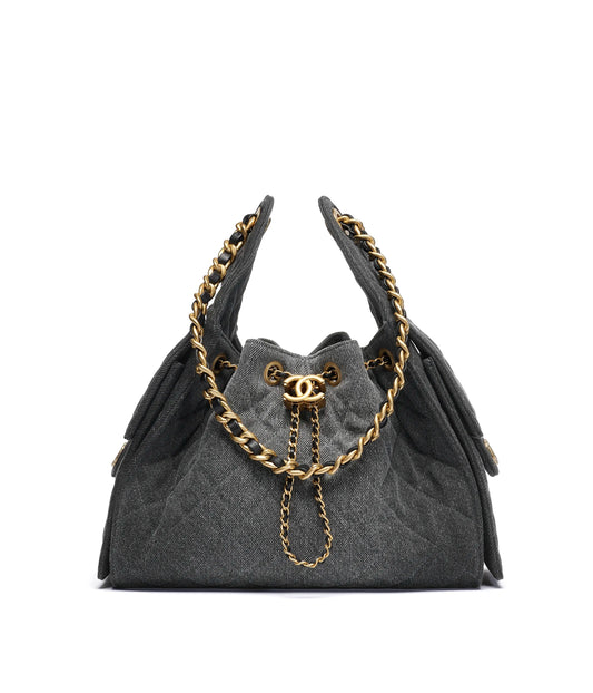 CHANEL Tweed Quilted Small Chanel 25