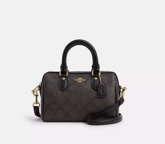 Coach Coach Leather Top Handle Bag